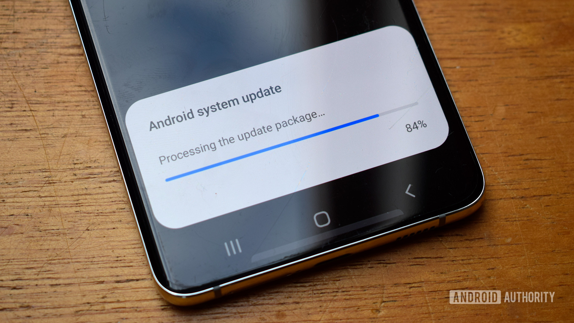 Android update installing
