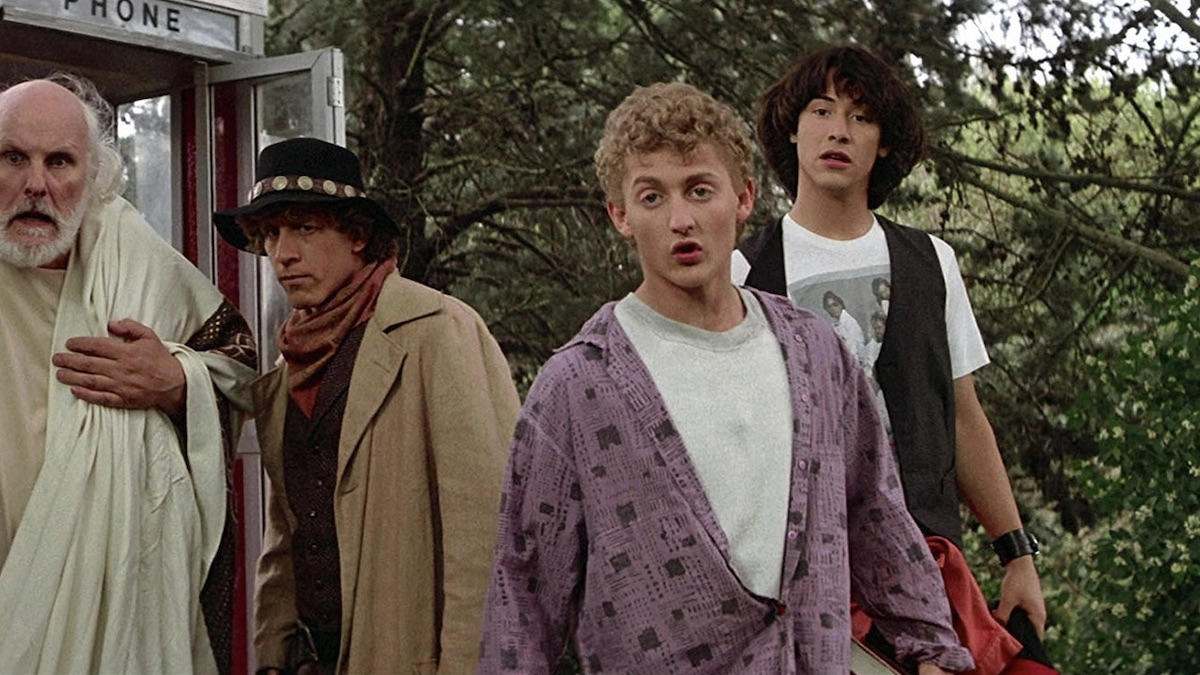 Alex Winter and Keanu Reeves in Bill and Ted's Excellent Adventure - movies leaving streaming services