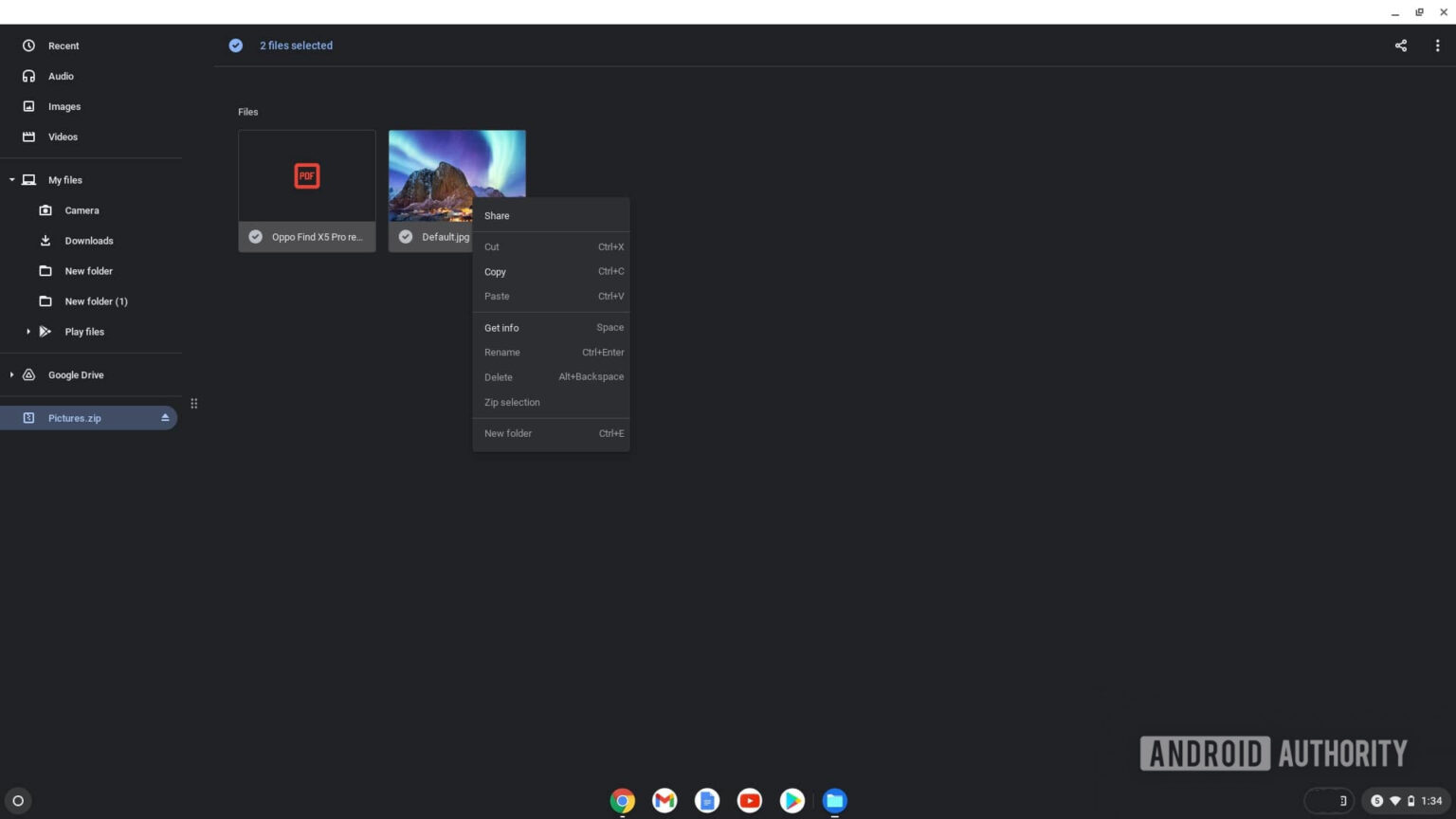 How to zip or unzip files on a Chromebook Android Authority