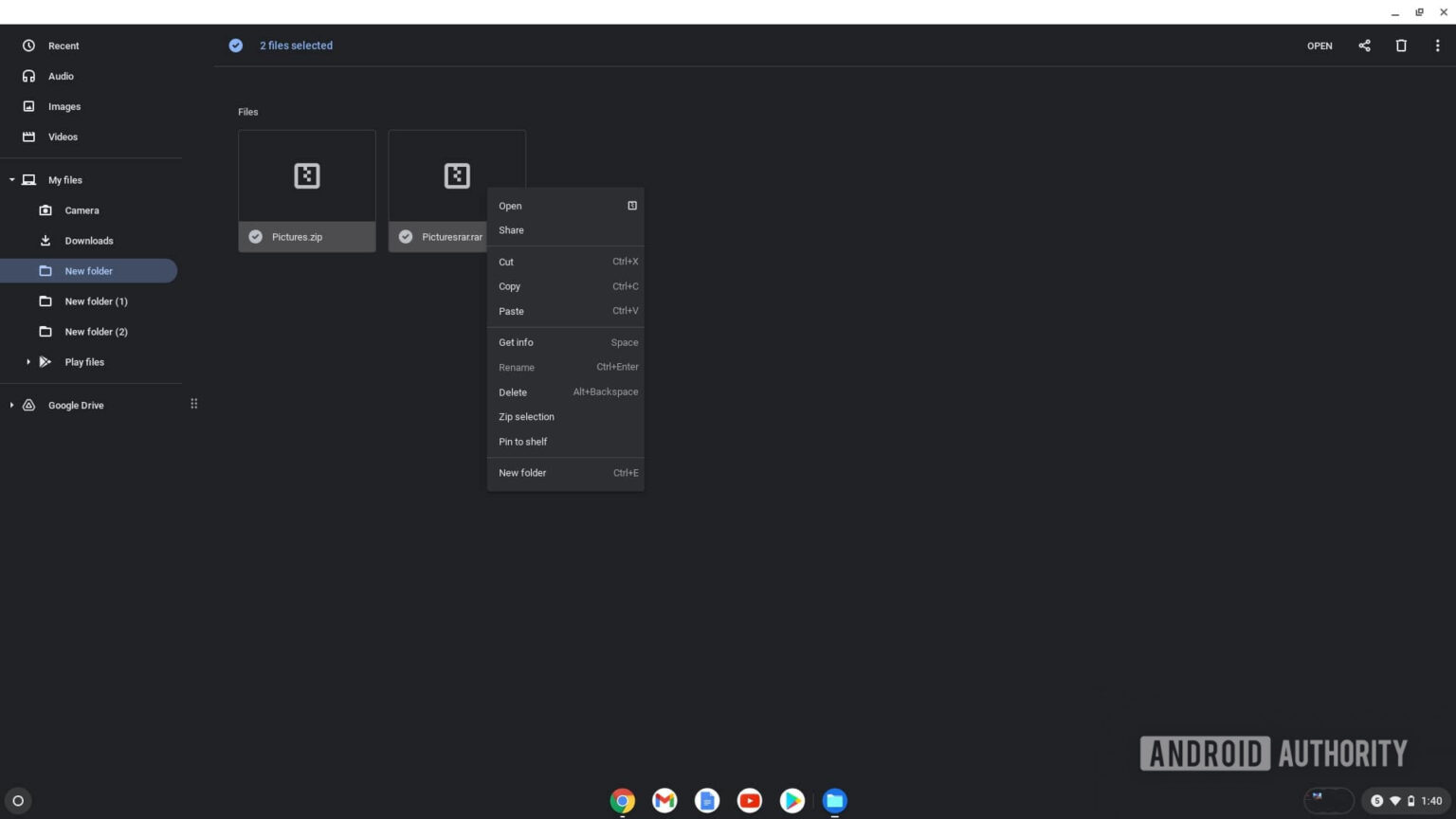 How to zip or unzip files on a Chromebook Android Authority