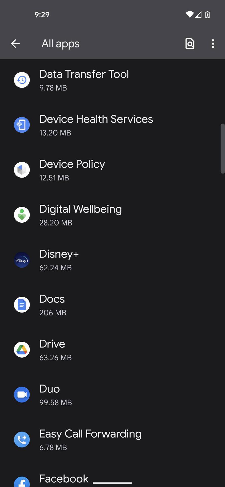 Clear storage and data on Android 3 - Disney Plus not working
