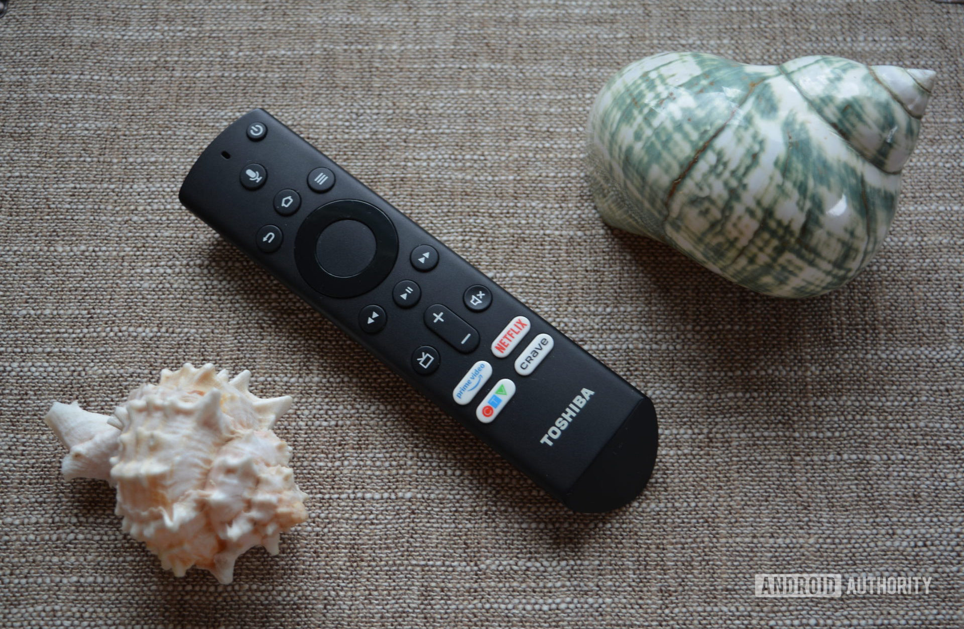 Fire TV remote with shells