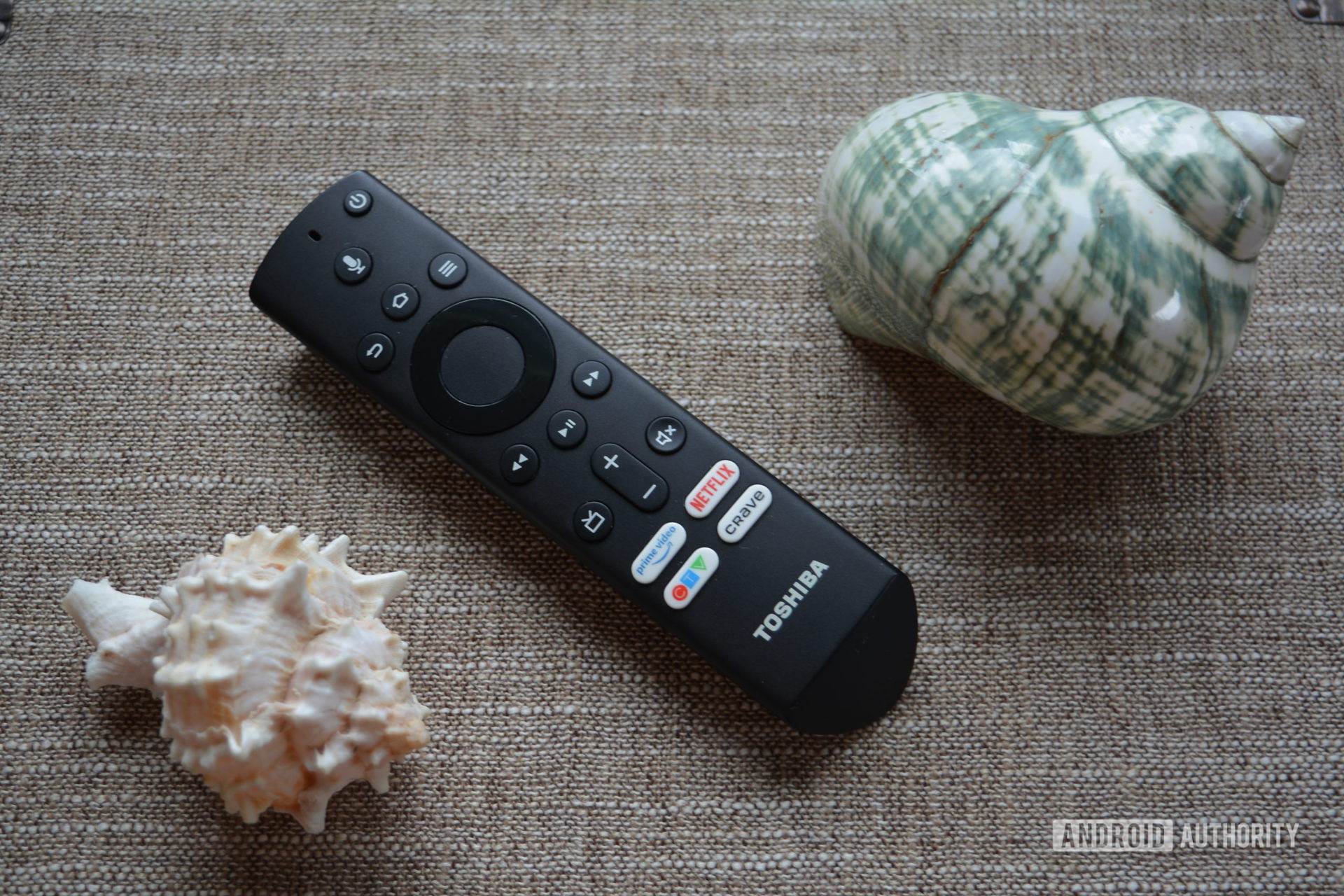 Fire TV remote with shells