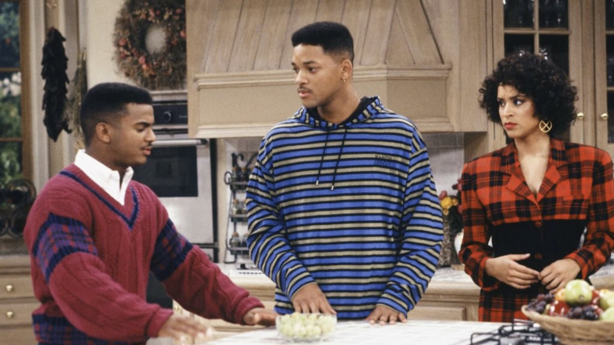 Will Smith and his cousins in the kitchen in Fresh Prince of Bel Air - best HBO max shows