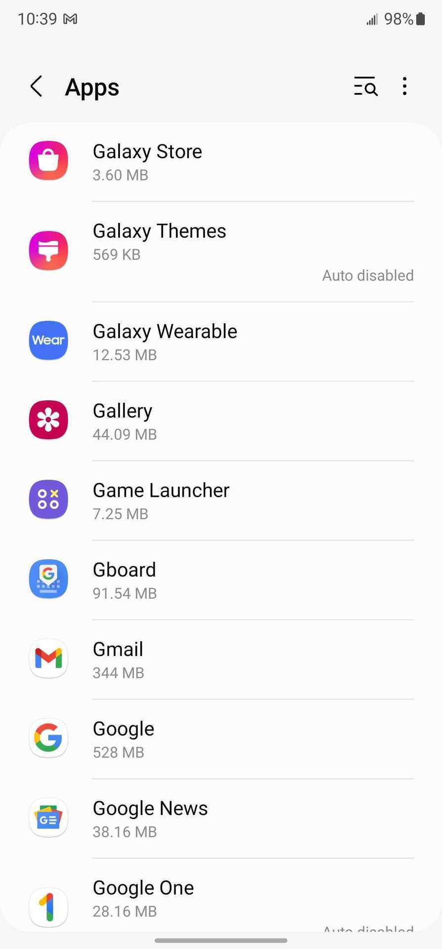 Galaxy Store settings for turning off ads 1