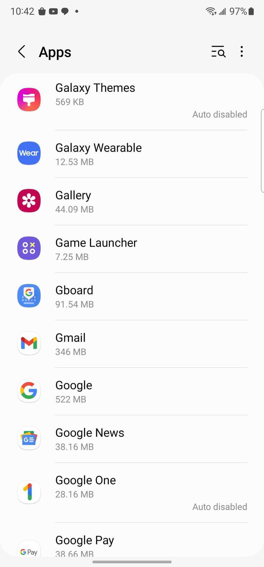 Galaxy Themes settings for turning off ads 1
