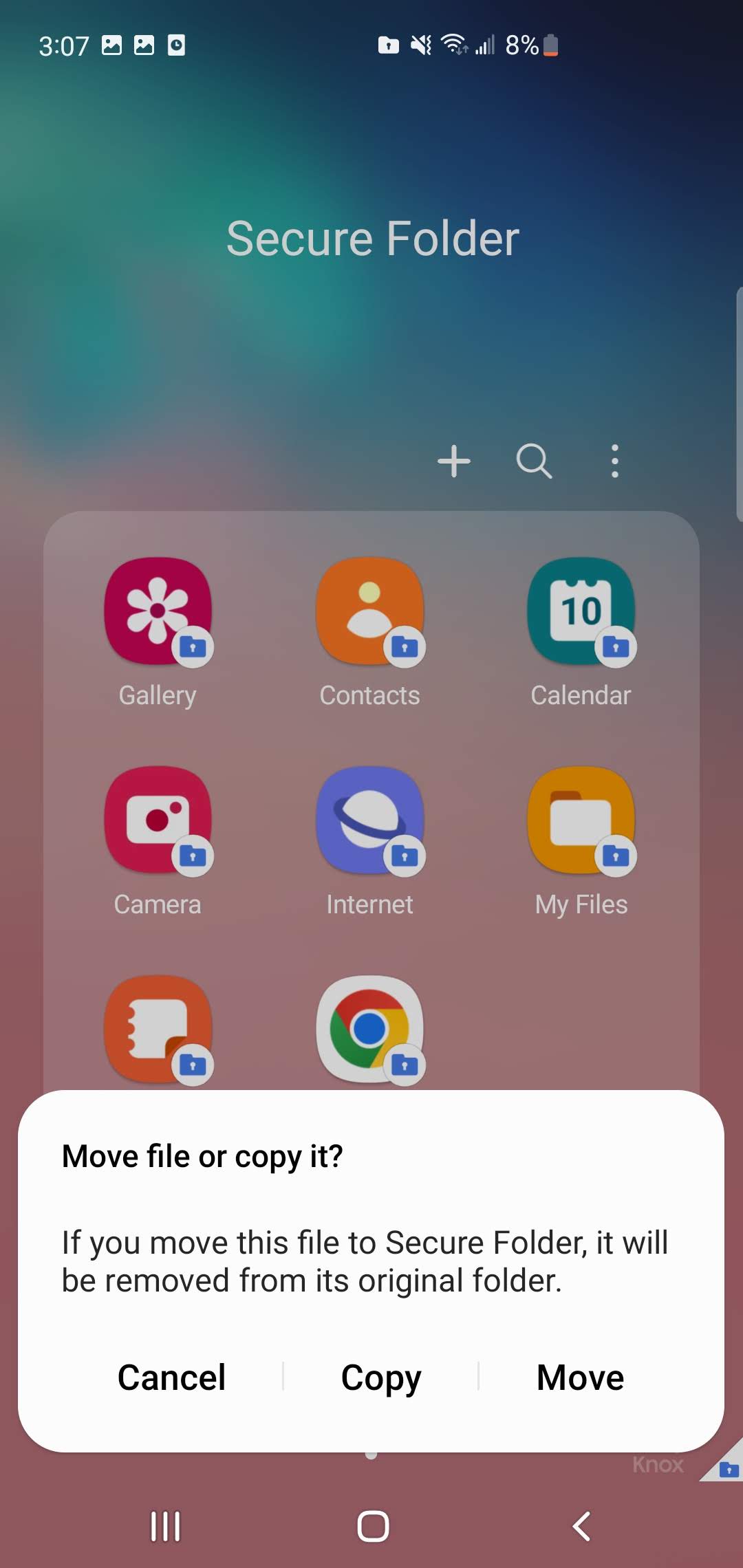 Hide photos using Samsung secure folder 4