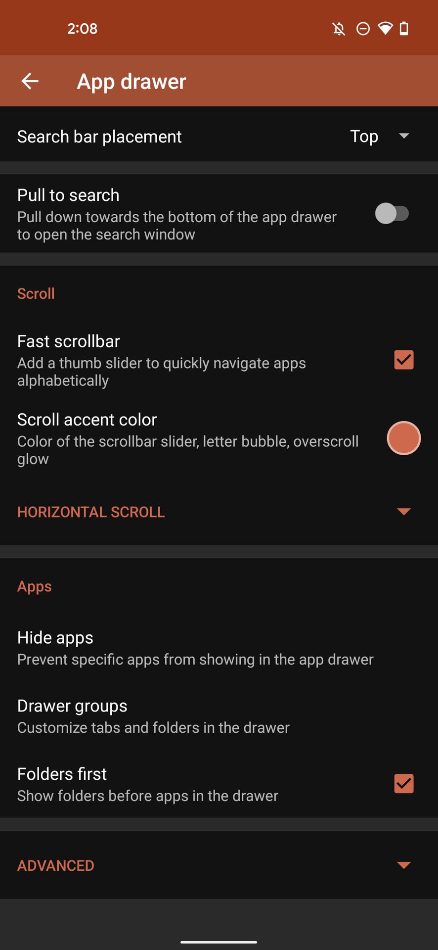 How to hide apps in Nova Launcher 2
