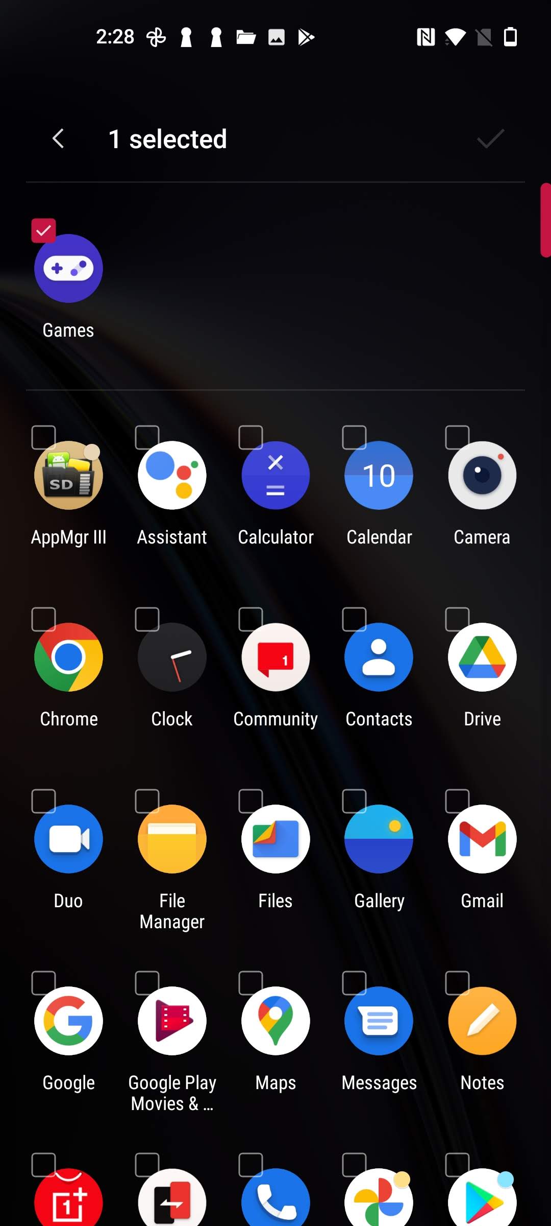 How to hide apps on a OnePlus device 3