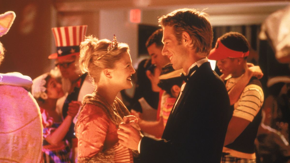 Drew Barrymore and Michael Vartan at a school dance in Never Been Kissed — best new streaming movies