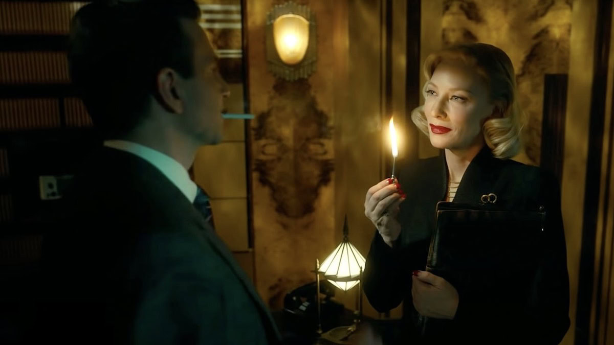 Cate Blanchett lights Bradley Cooper's cigarette in Nightmare Alley - best new streaming movies