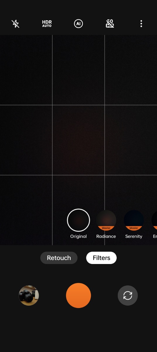 Oppo Find X5 Pro Camera UI Screenshot Filters