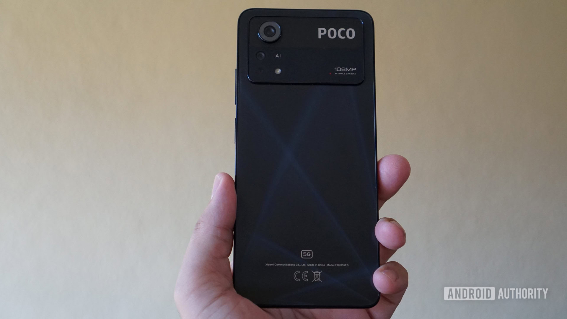 Poco X4 Pro in hand 1