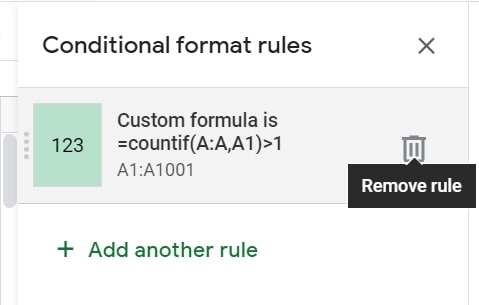 Remove conditional