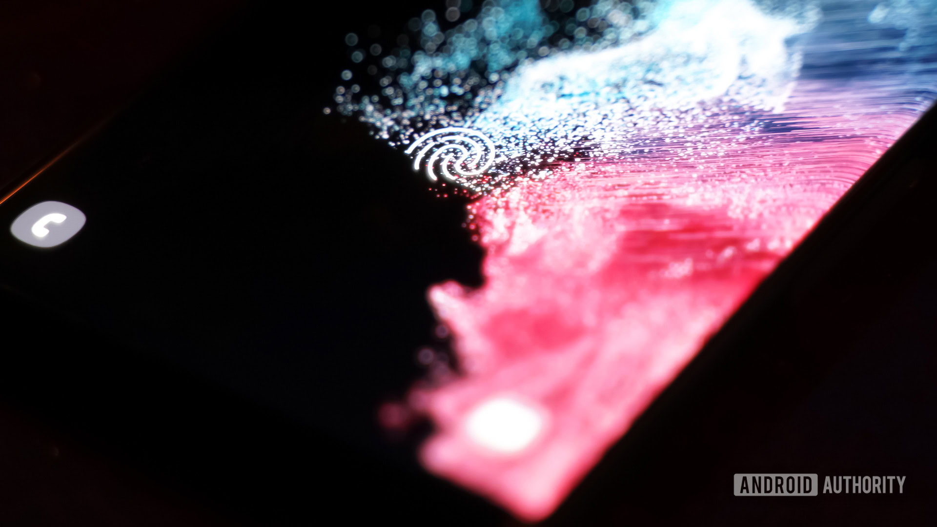 Samsung Galaxy S22 Ultra fingerprint reader