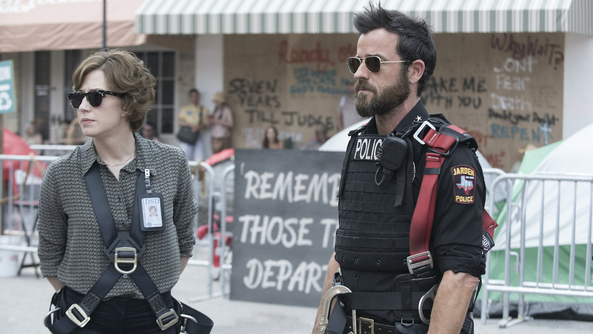 Justin Theroux and Carrie Coon in The Leftovers - best hbo max shows