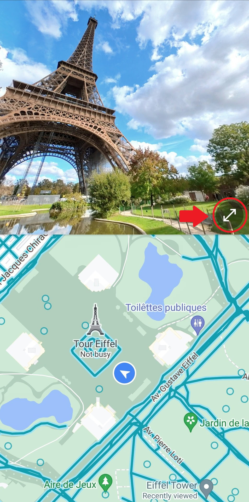 Eiffel Tower Maps