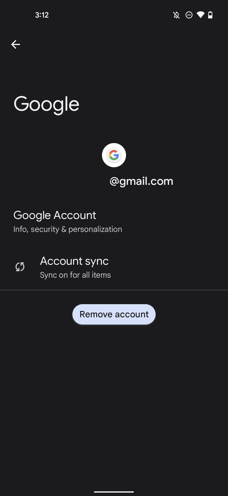 Turn on Google Contacts sync on Android 3