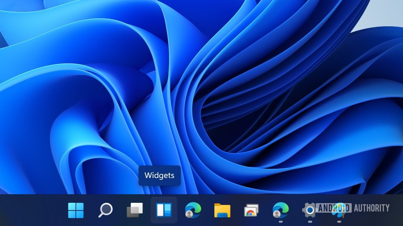 Windows 11 widgets button