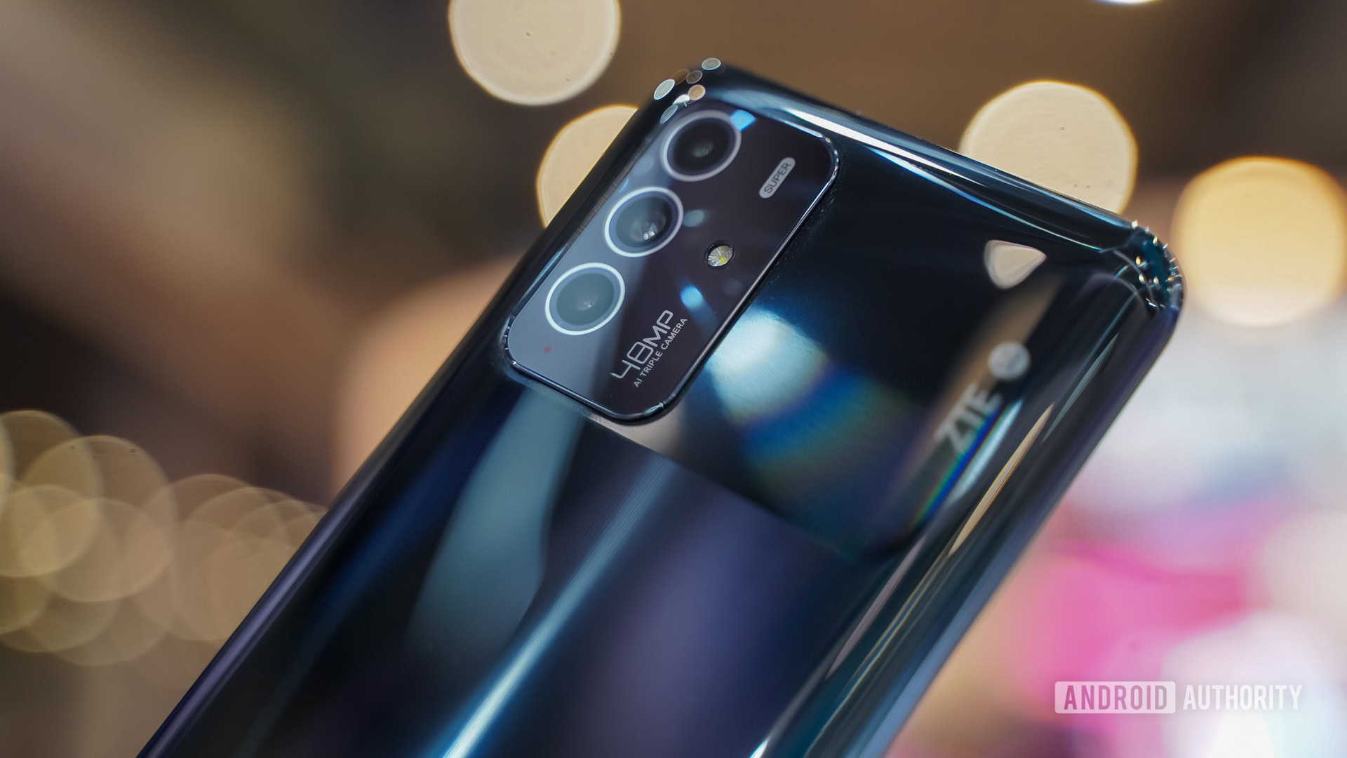 ZTE Blade V40 5G camera closeup