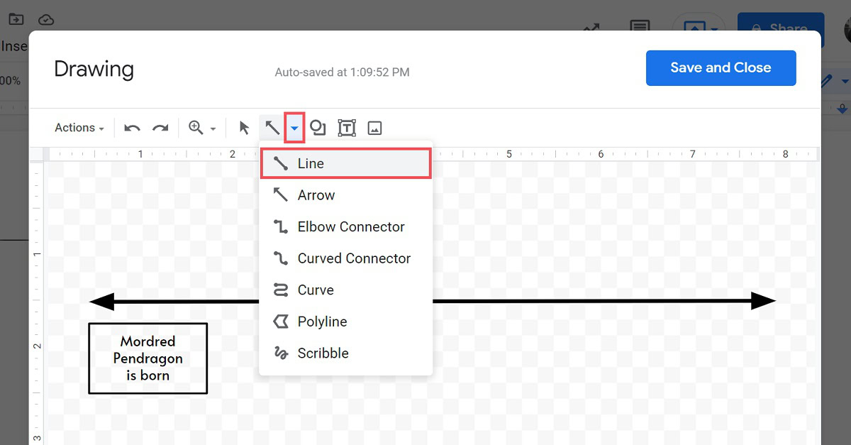 change line types again