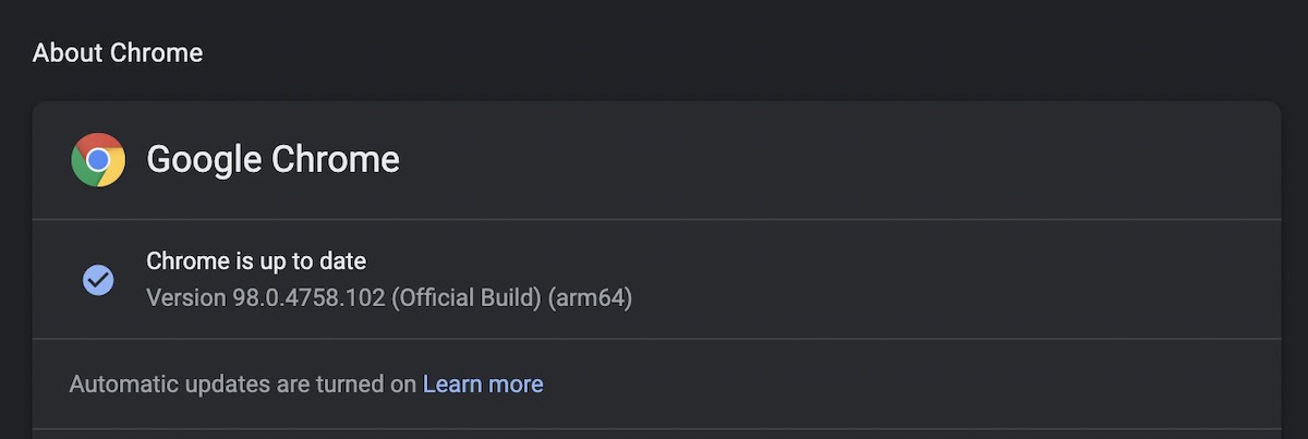 chrome mac auto updates enabled