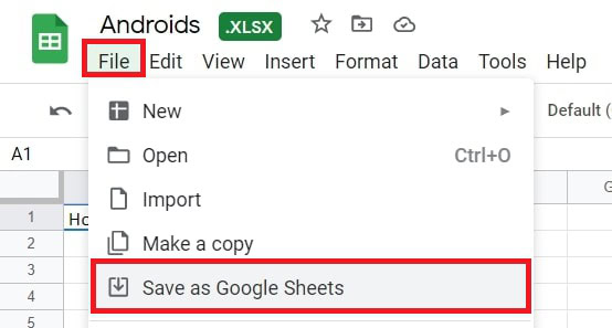 convert excel to sheet