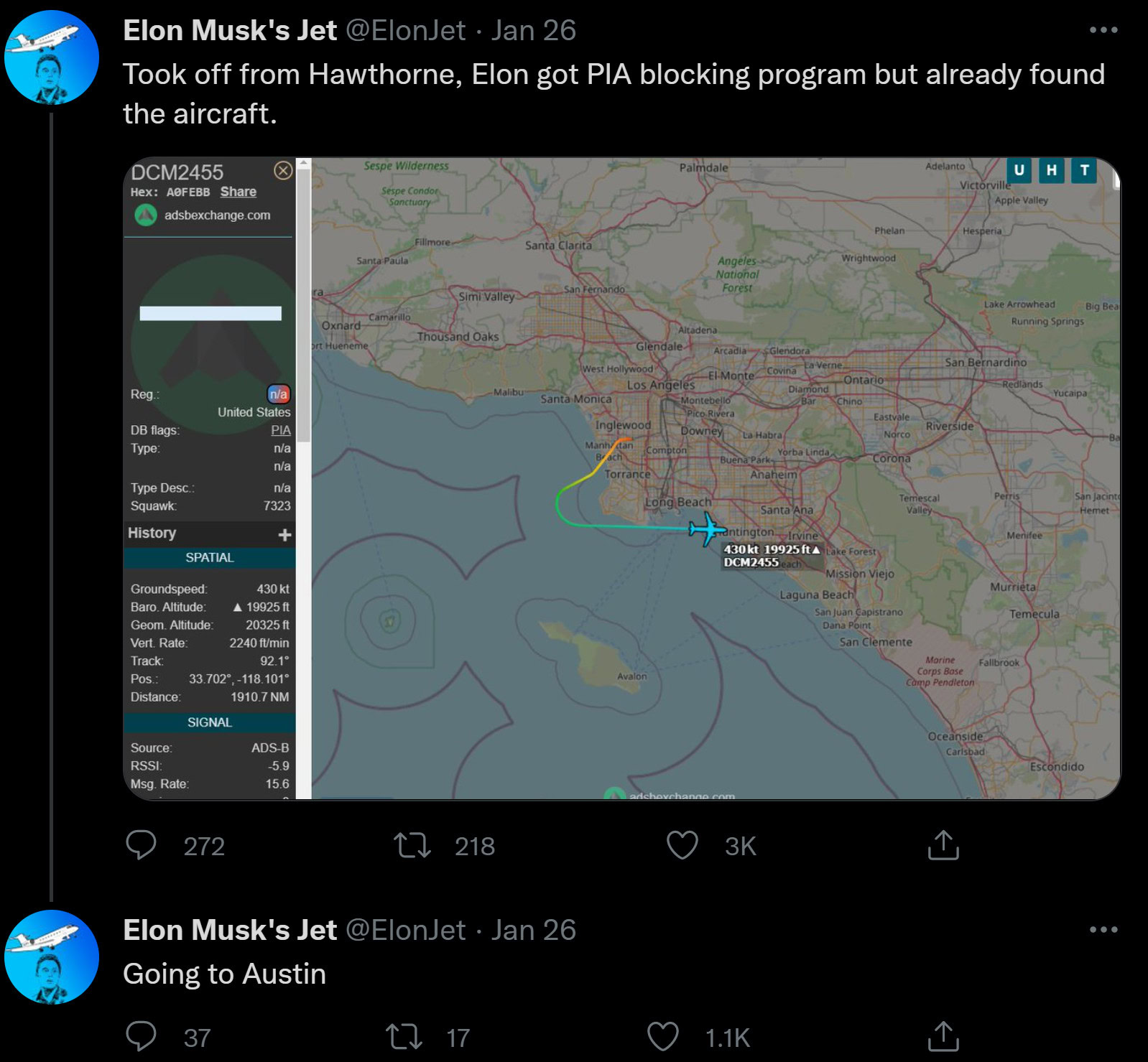 elonjet twitter