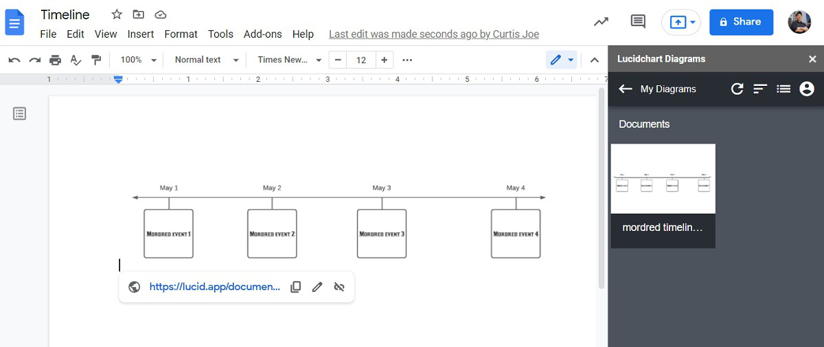 final product lucidchart