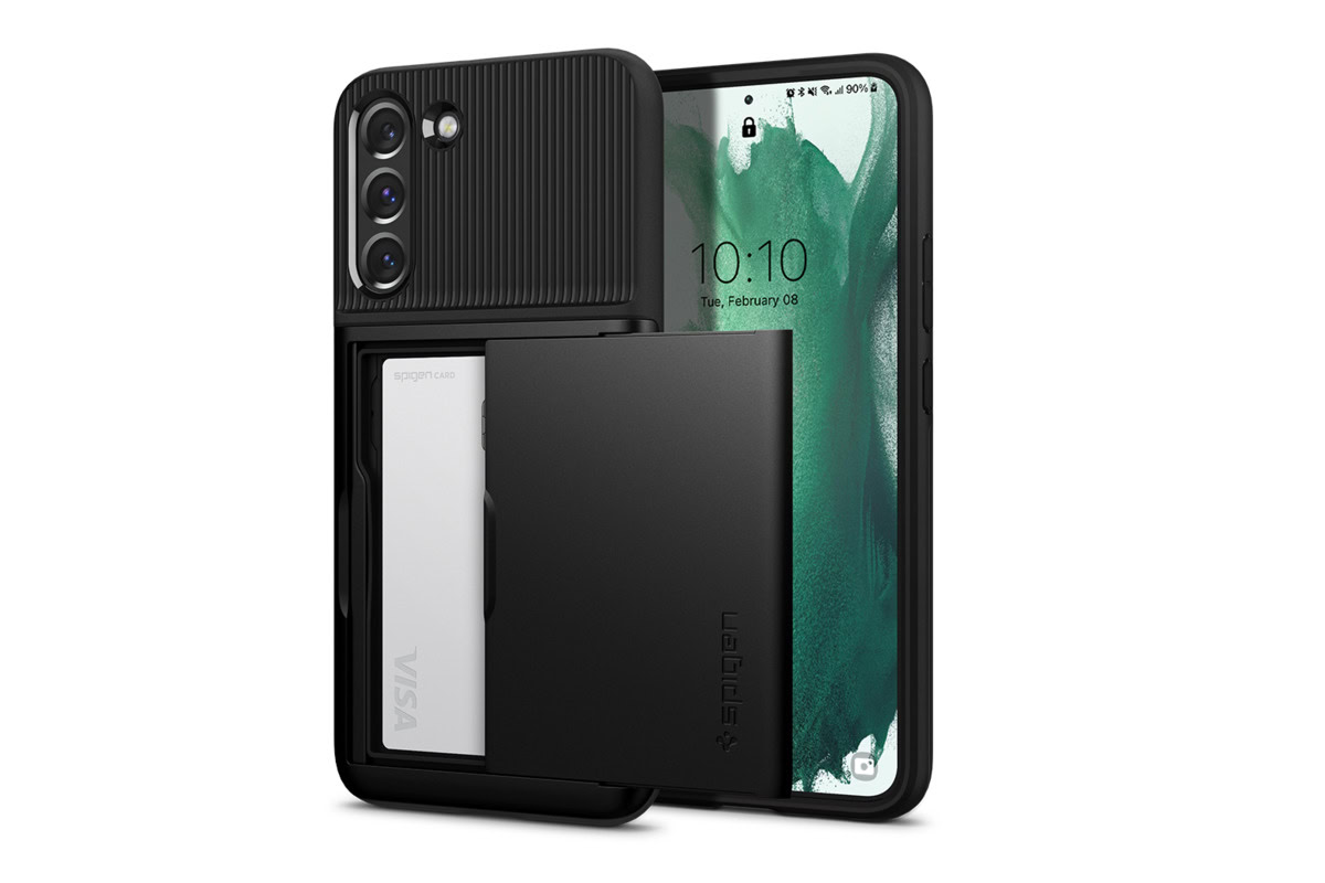 spigen slim armor cs wallet with three card holder