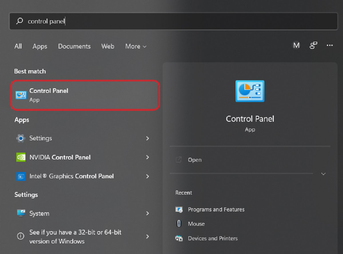 uninstalling in windows 11 through control panel 1