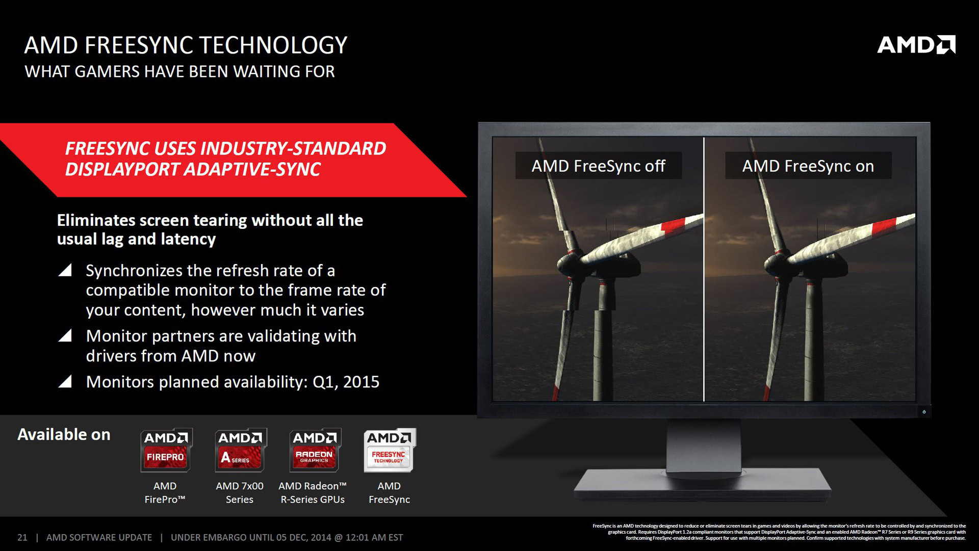 AMD FreeSync first demo