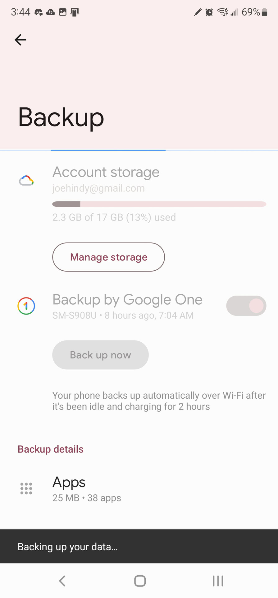 Back up Google Drive 3