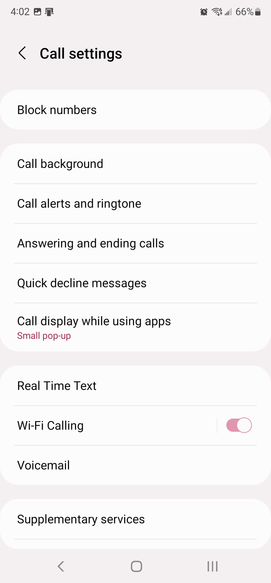 Block number using Samsung Phone app 1