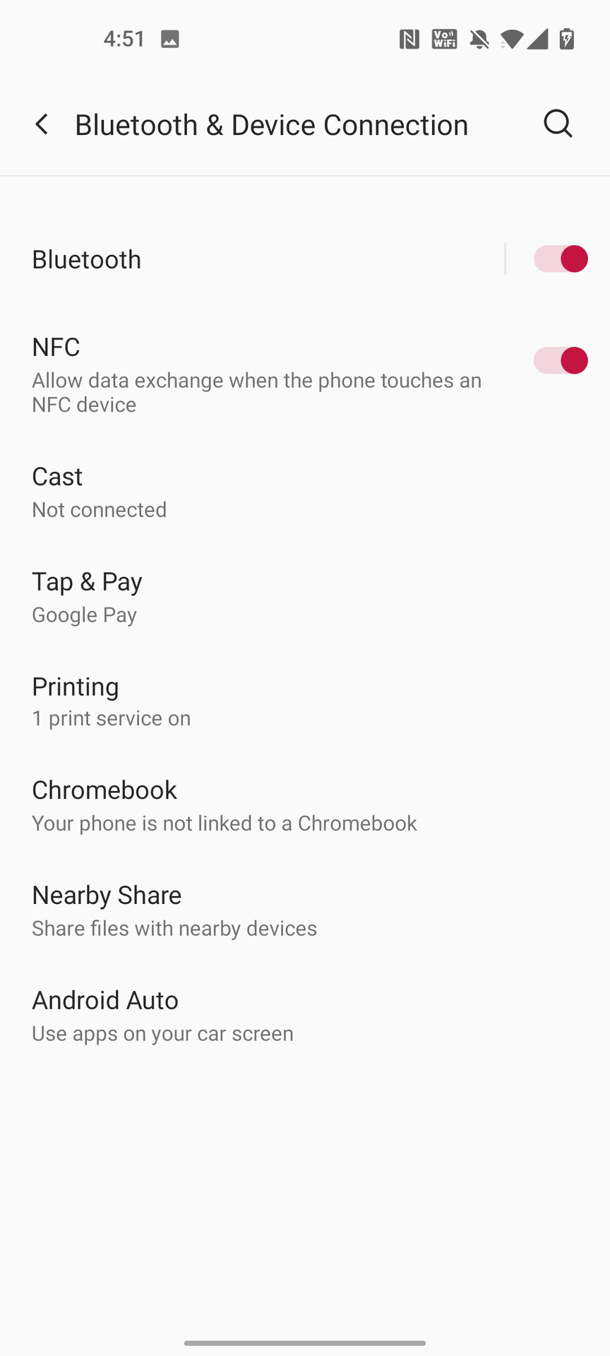 Bluetooth and Device Connections on OnePlus 9