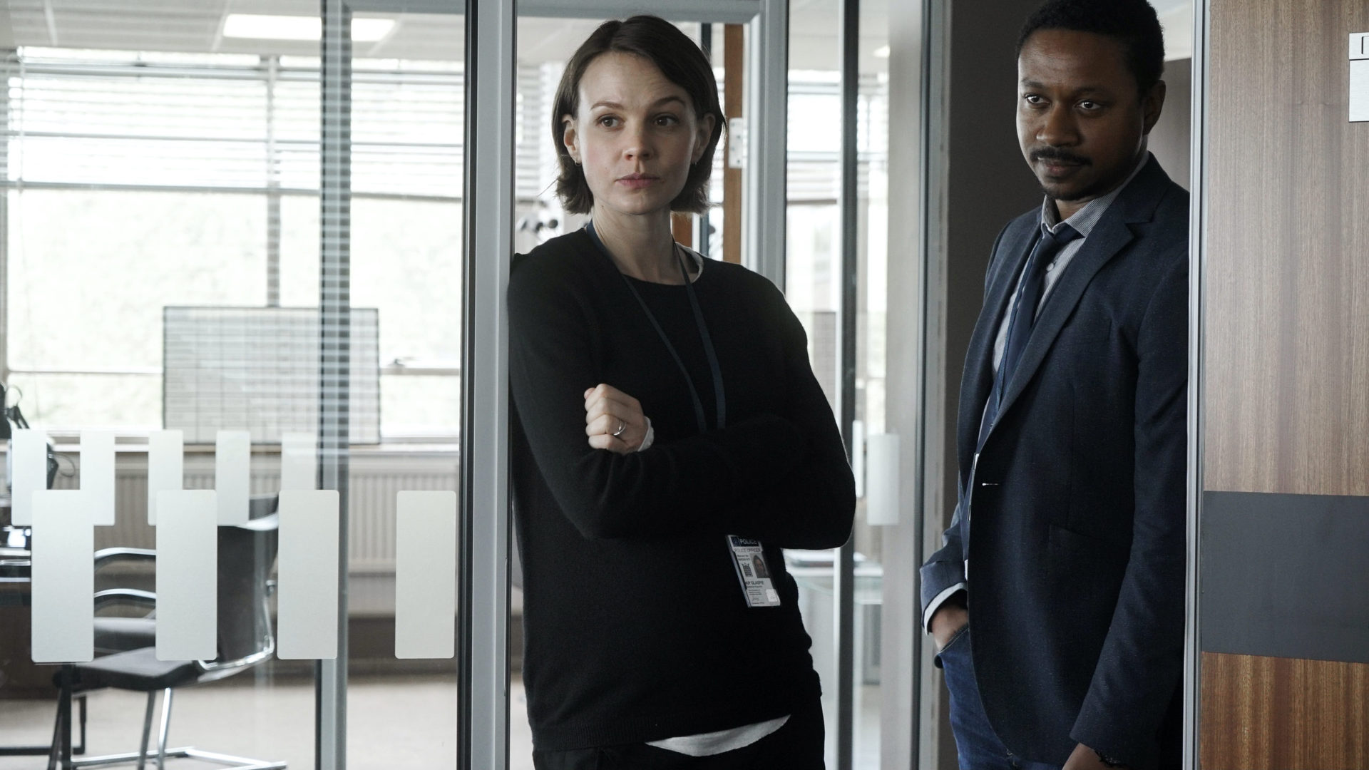 Carey Mulligan and Nathaniel Martello-White in Collateral - best british shows on Netflix