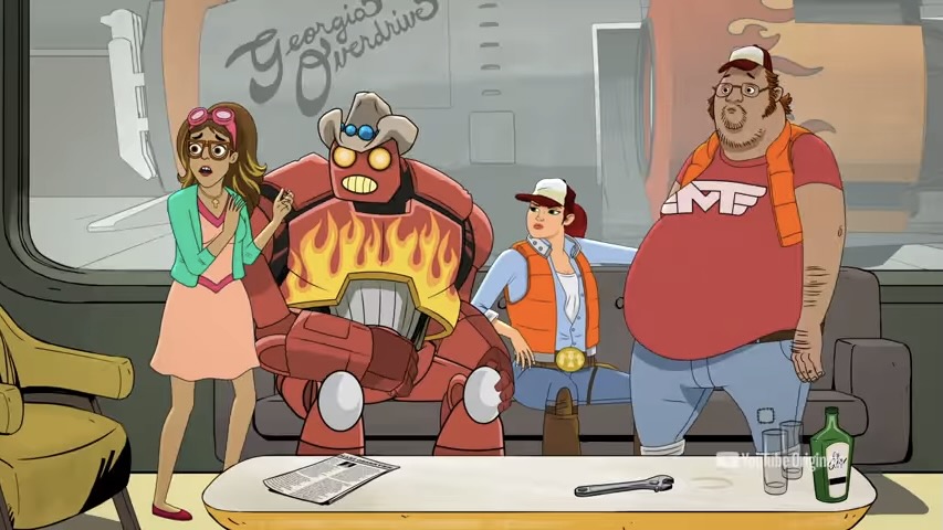 Animated characters of Dallas Robo