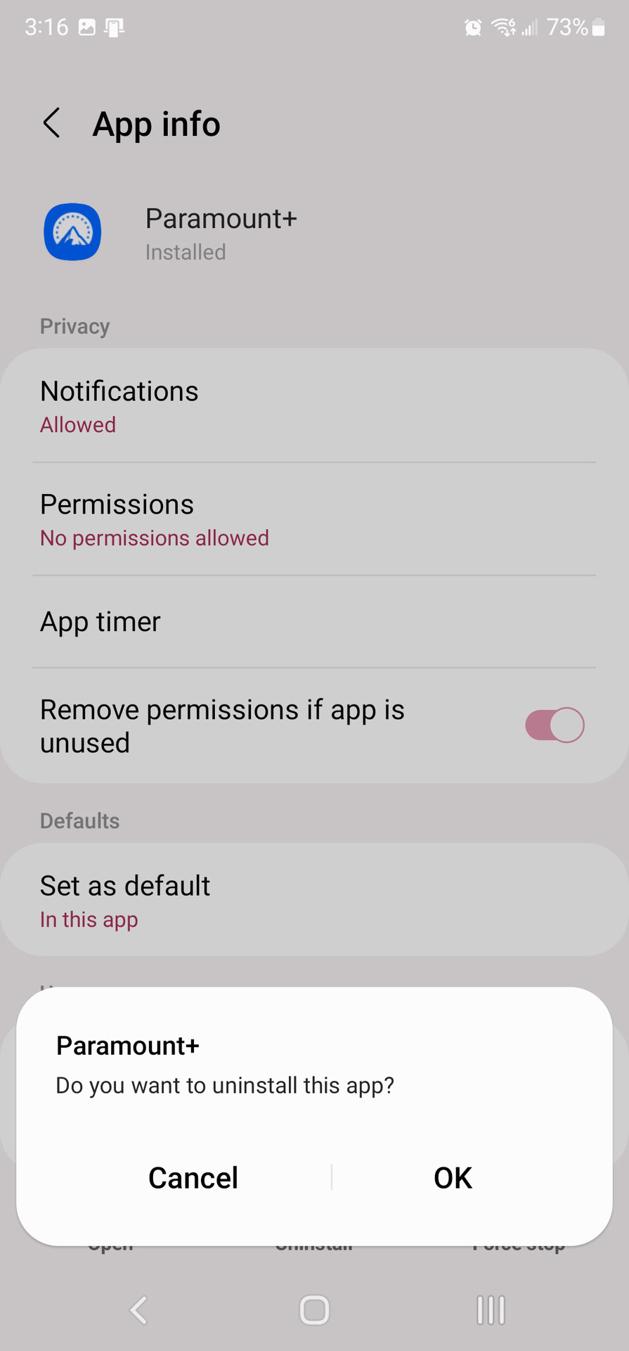 Delete apps on Samsung Galaxy S22 Ultra from Settings 3