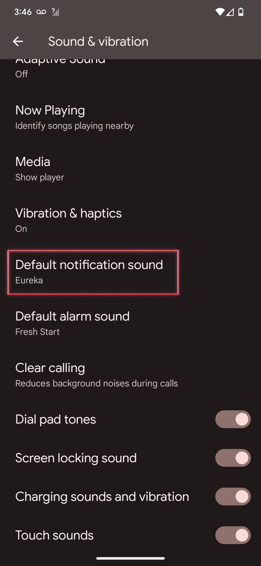How to change notification sound on Android 2