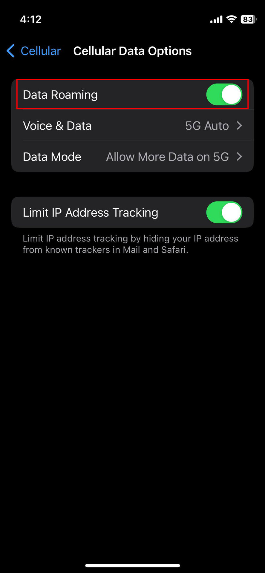 How to enable cellular data on iPhone (3)