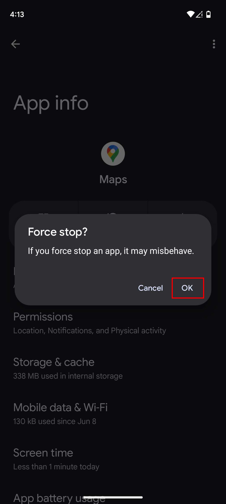 How to force close an Android app (4)