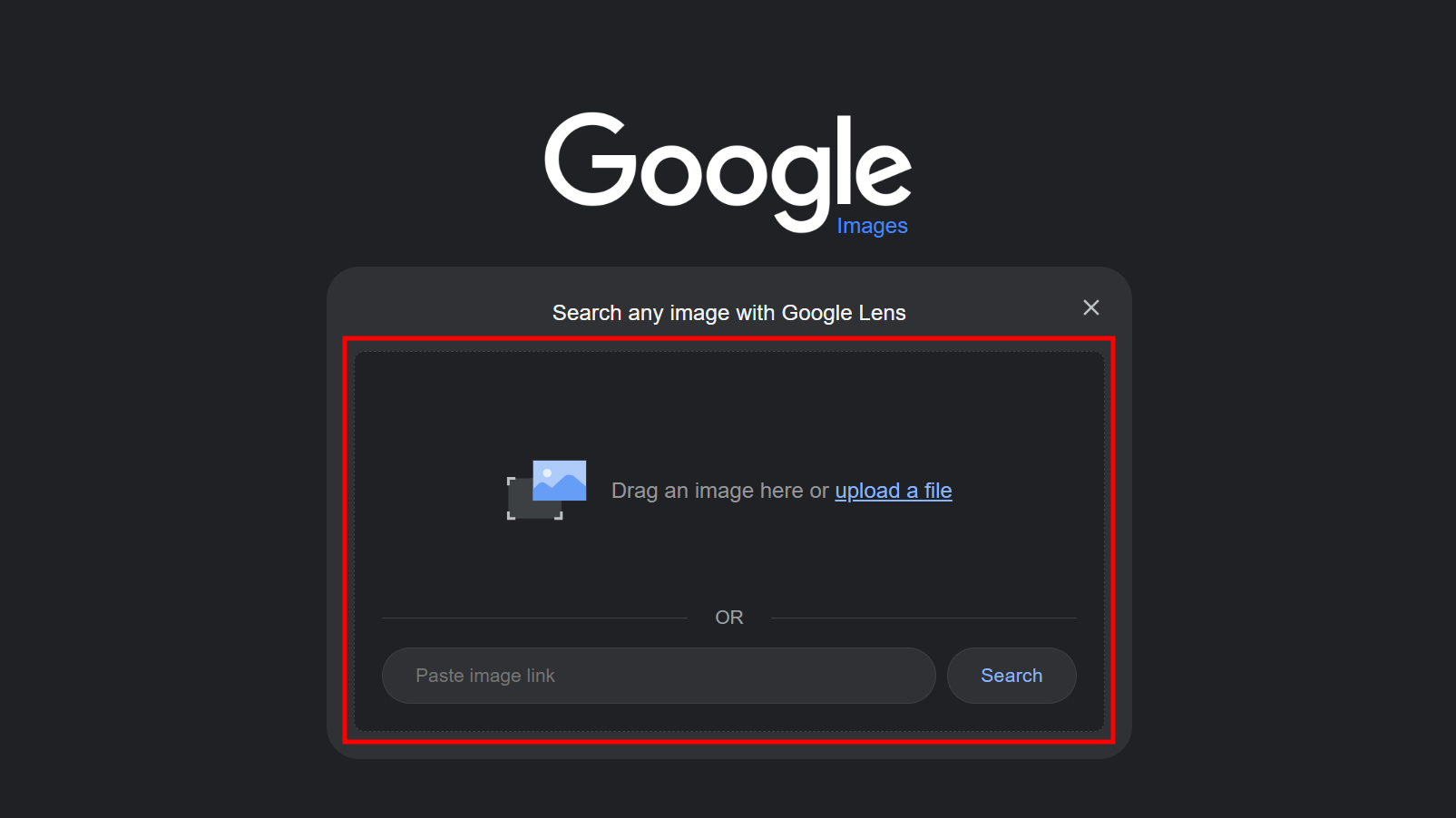 How to upload an image to Google to perform a reverse image search (2)
