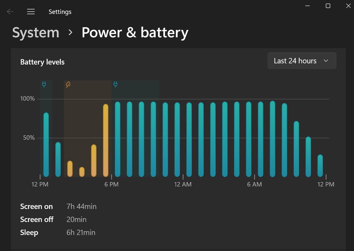 HUAWEI MateBook E battery life 2