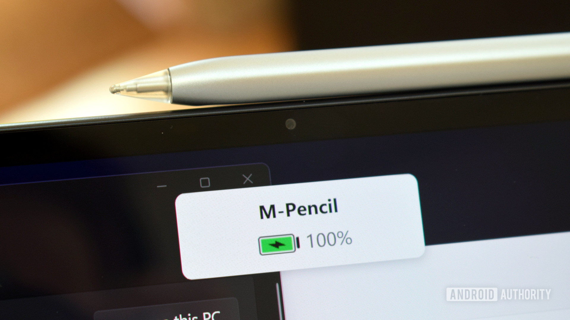 HUAWEI second gen M Pencil charging