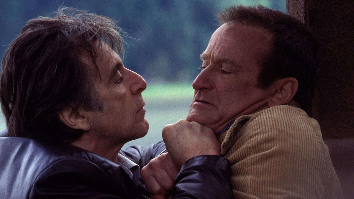 Al Pacino pins Robin Williams to a wall in Insomnia - best english language remakes