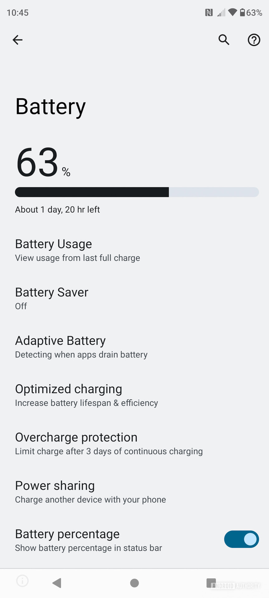 Motorola Edge Plus 2022 Battery settings