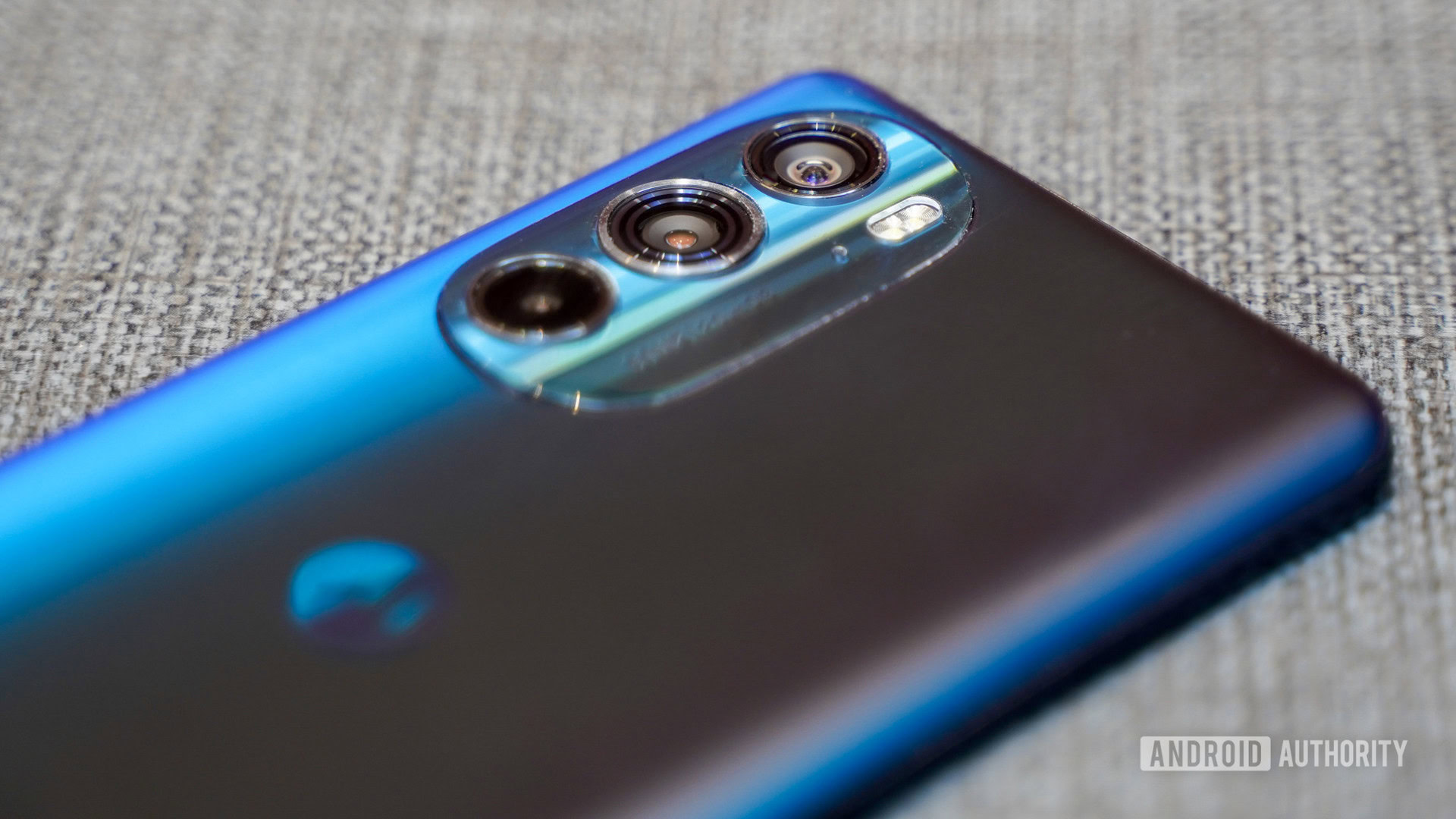 Motorola edge plus 2022 angled camera closeup