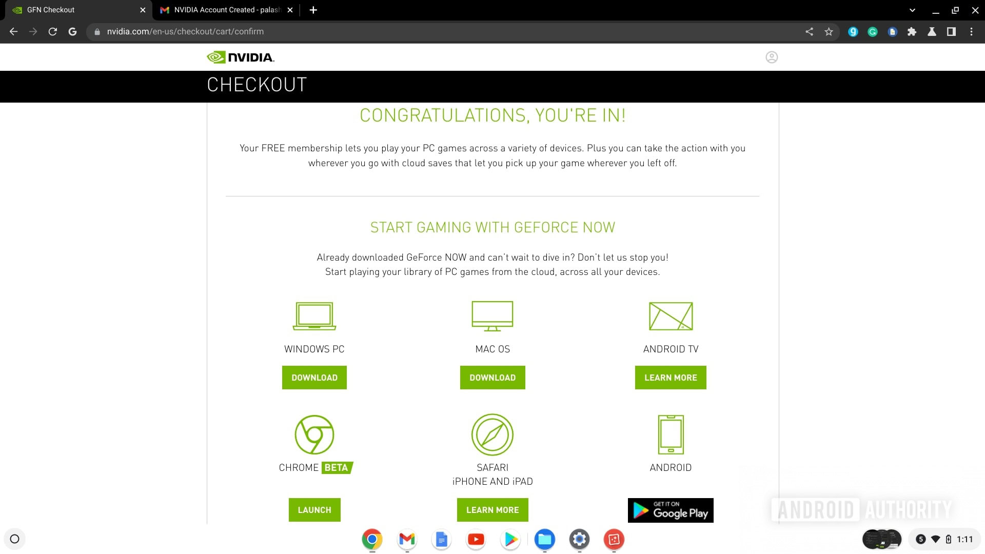 NVIDIA GeForce Now launch