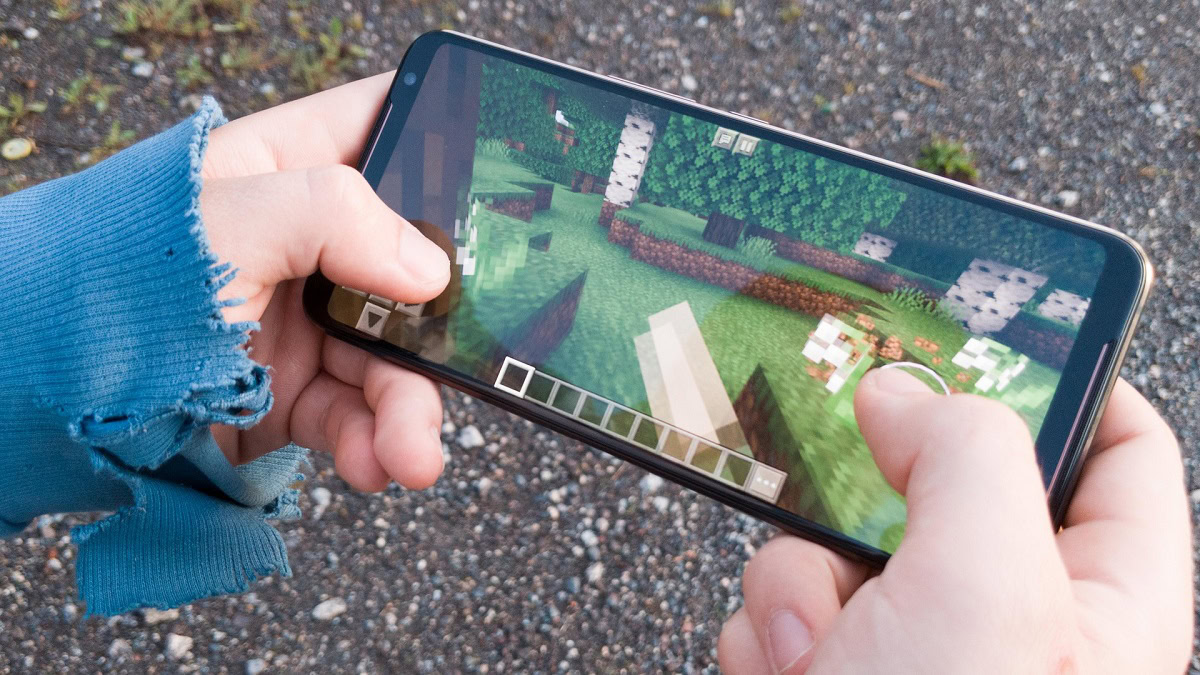 Demostración del ROG Phone 2 de Minecraft