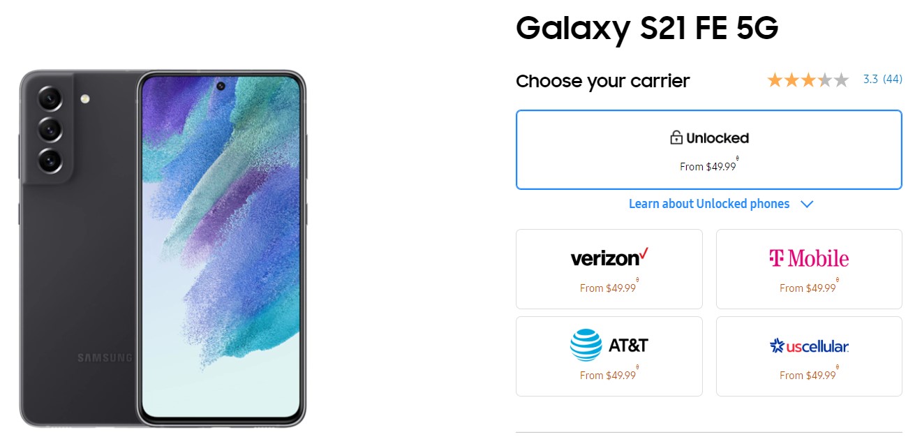 Samsung Galaxy S21 FE Deal